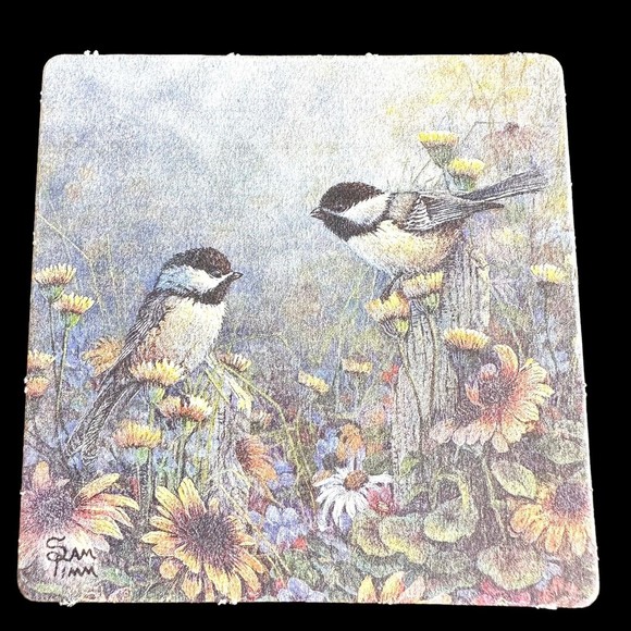 VTG Boys Town Coaster Set 8 Sam Timm 2-Side Cardboard Cabin Truck Lake Bird-Used - Picture 5 of 9